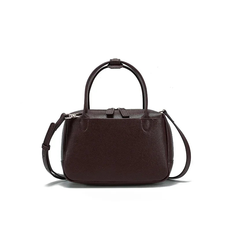 Mini Leather Top Handle Bag