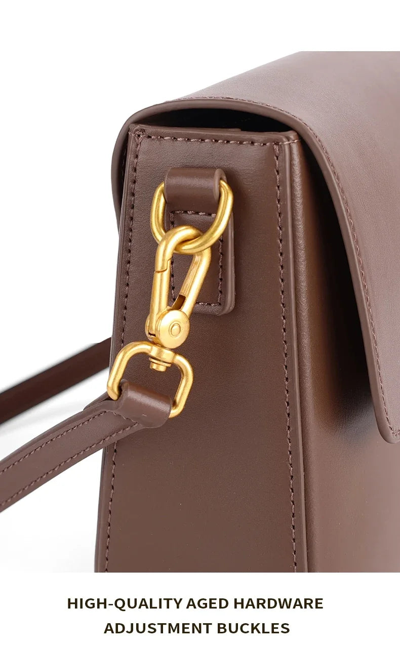 Classic Leather Crossbody Bag