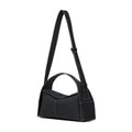 Geometric Leather Shoulder Bag