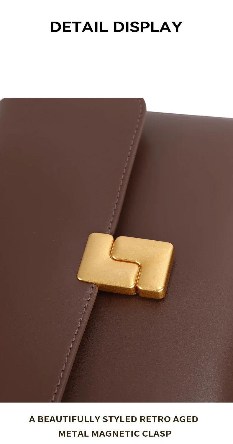 Classic Leather Crossbody Bag