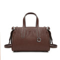 Vintage Leather Top-Handle Crossbody Bag