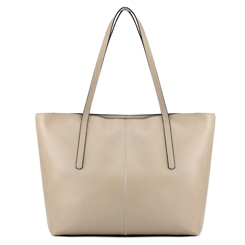 Beige Shopper Tote