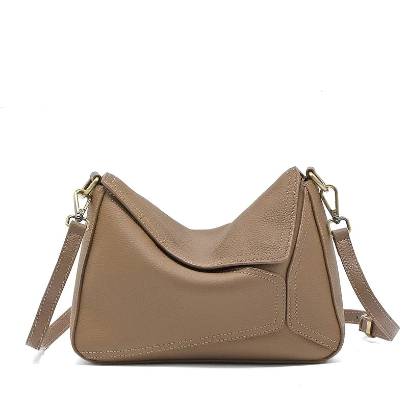 Ivory Wave Flap Crossbody Bag