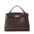 Cream Belted Satchel Bag