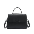 Taupe Pebbled Top Handle Satchel