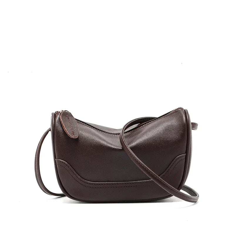 Red Leather Mini Crossbody Bag