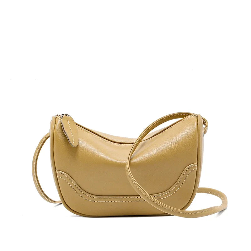 Red Leather Mini Crossbody Bag
