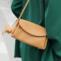 Compact Pebbled Crossbody Purse