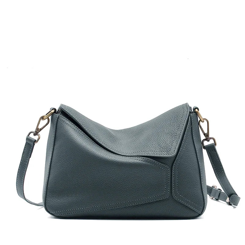 Ivory Wave Flap Crossbody Bag