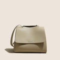 Structured Leather Shoulder Bag