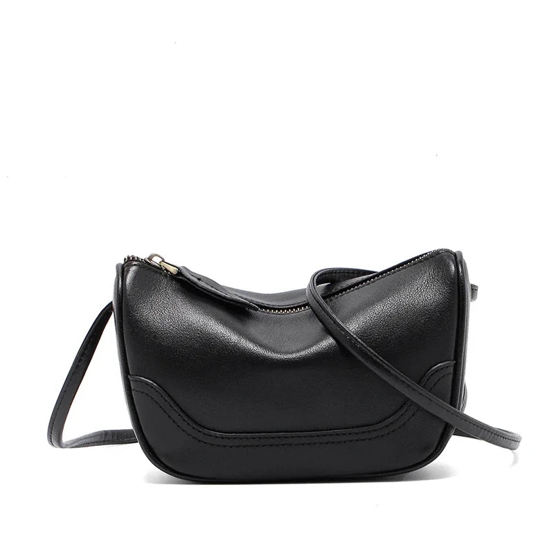 Red Leather Mini Crossbody Bag