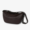 Black Leather Sling Bag