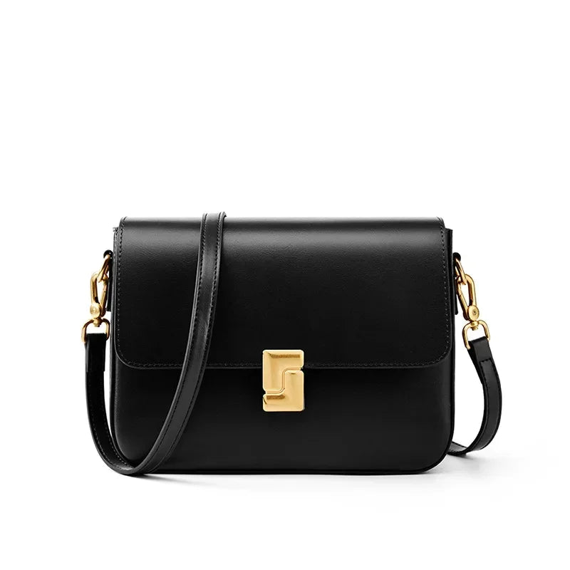 Classic Leather Crossbody Bag