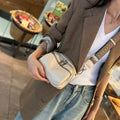 Cognac Multi-Zip Leather Crossbody