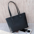 Pebbled Leather Tote Bag