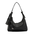 Soft Leather Hobo Shoulder Bag with Pouch