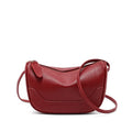 Red Leather Mini Crossbody Bag
