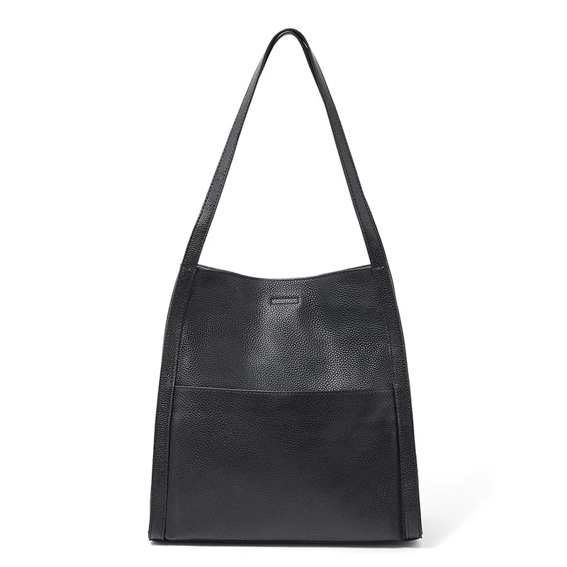 Blue Pebbled Shopper Tote