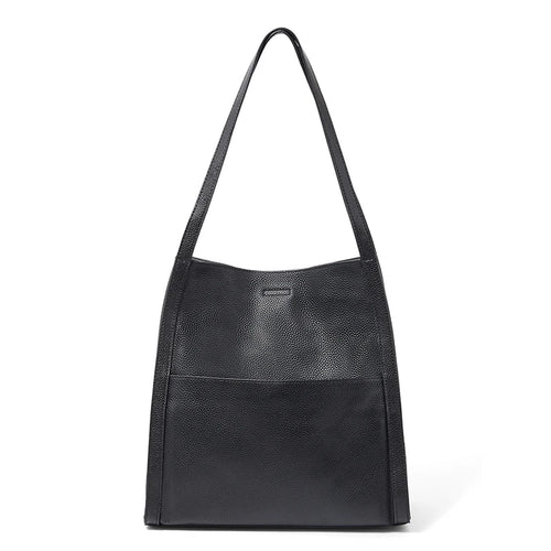 Blue Pebbled Shopper Tote