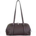 Taupe Double Strap Shoulder Bag