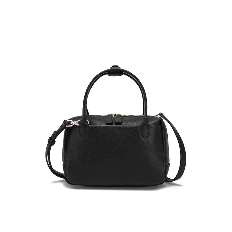 Mini Leather Top Handle Bag