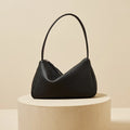 Cream Slouchy Leather Shoulder Bag