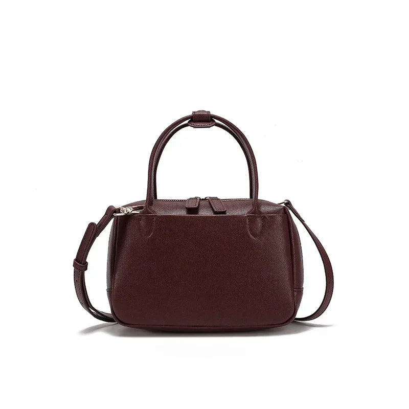 Mini Leather Top Handle Bag