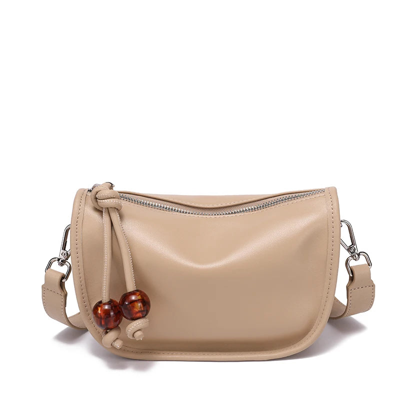 Bead Charm Crossbody Bag