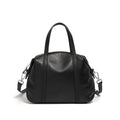 Brown Leather Boston Bag